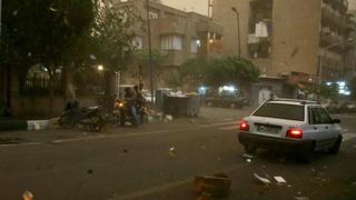 Tormenta de arena provocó la muerte de 4 personas en Irán