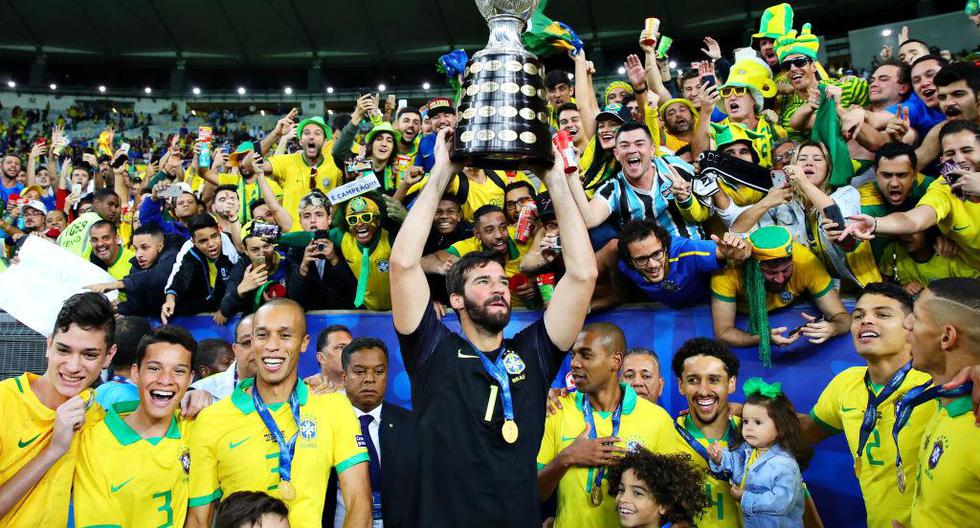 Brasil se proclamó campeón de la Copa América 2019 tras derrotar a la Selección Peruana. | Foto: Getty