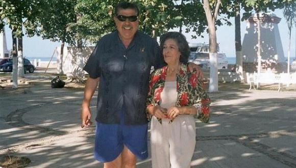 Rubén Aguirre y su esposa Consuelito de los Reyes Medellín. | Foto: Twitter @ForumChaves