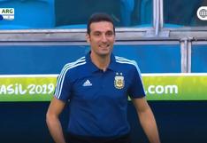 Argentina vs. Qatar: Lionel Scaloni y su efusiva reacción tras el gol de Lautaro Martínez | VIDEO