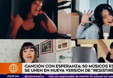 Coronavirus: músicos españoles crean nueva versión de ’Resistiré’