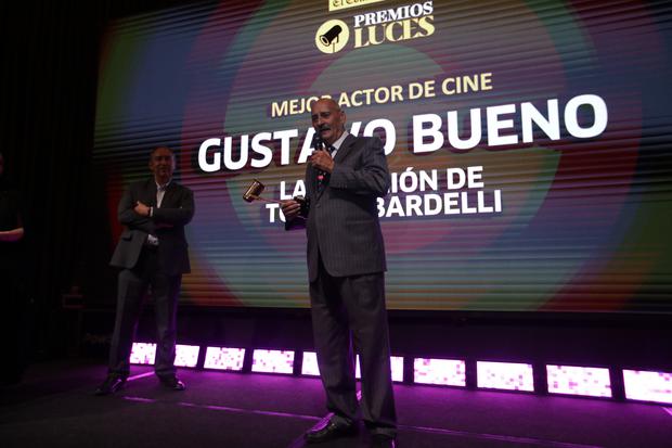 Gustavo Bueno won the Luces Award for Best Film Actor.  (Photo: Anthony Niño de Guzmán)