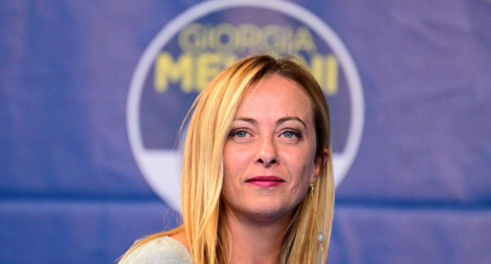 Giorgia Meloni, la favorita para ganar las elecciones en Italia. (VINCENZO PINTO / AFP).
