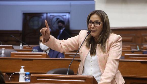 Magaly Ruiz, congresista de APP, es acusada de presunto recorte de sueldos a sus trabajadores. (Foto: Congreso)