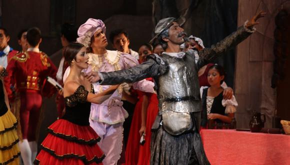 Elenco del Ballet Municipal de Lima vuelve a escena con “Don Quijote”. (Foto: Difusión)