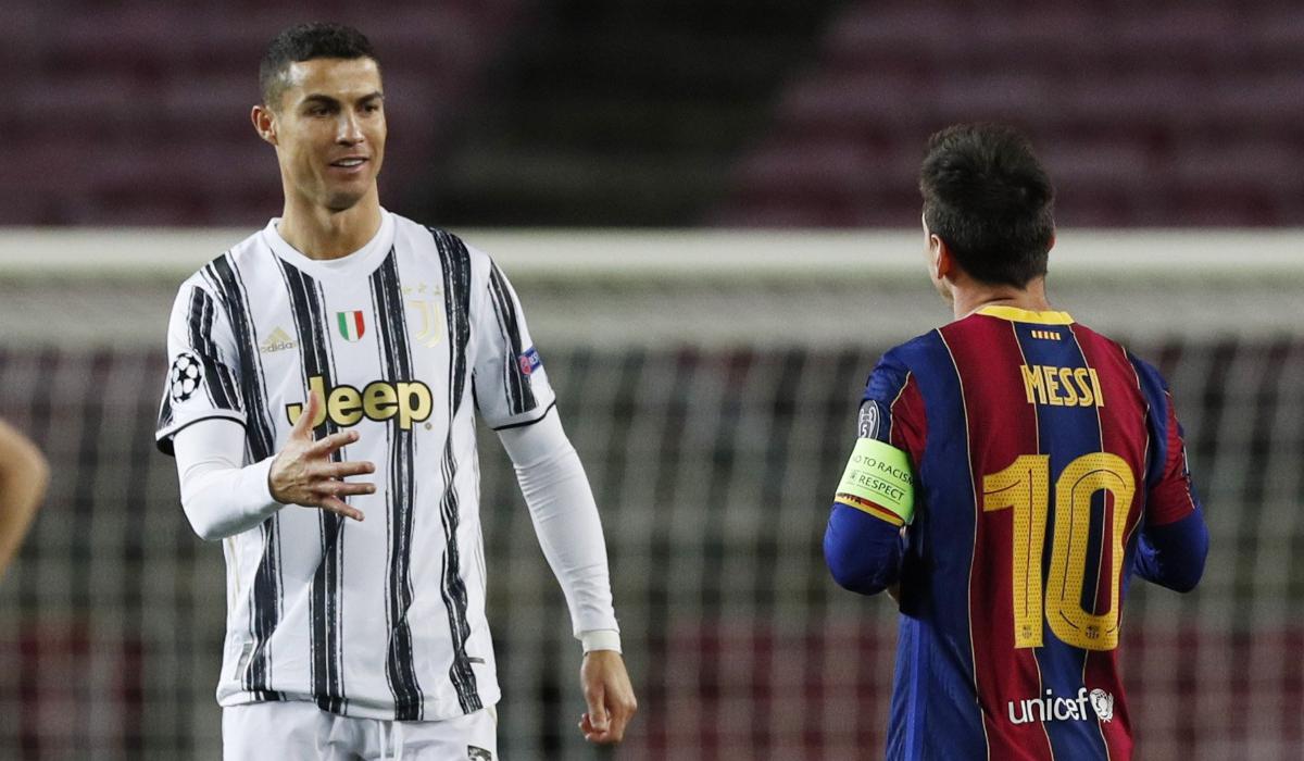 Saludo entre Lionel Messi y Cristiano Ronaldo | Fotos: Agencias