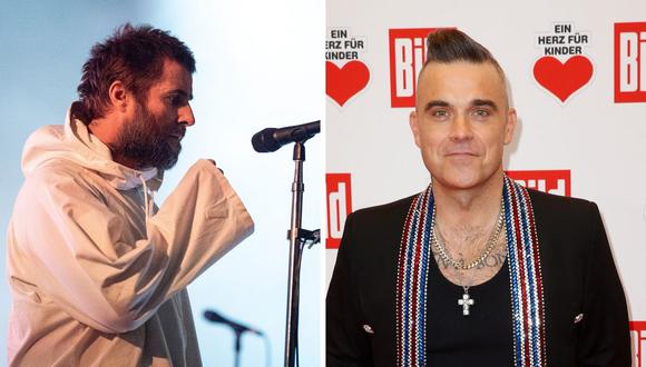 El músico Robbie Williams criticó el trabajo de Liam Gallagher en su banda Beady Eye. (AFP).