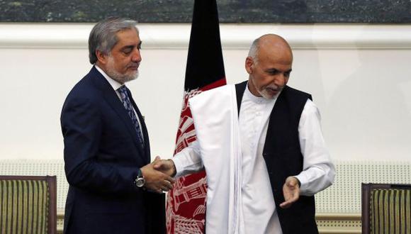 Abdullah Abdullah y Ashraf Ghani conocen los resultados de las elecciones tras tres meses de la segunda vuelta. (Foto: Reuters)