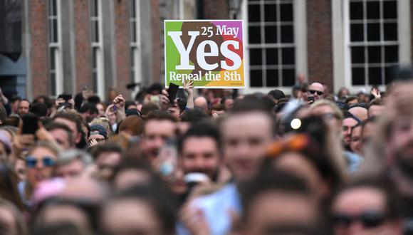 La semana pasada, la gran mayoría de los irlandeses se mostró a favor de despenalizar el aborto en el país. (Reuters)