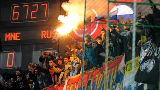 Rusia protestará ante la UEFA por incidentes en Montenegro