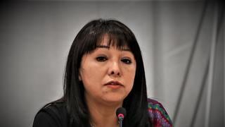 Mirtha Vásquez: Se evalúa “terna” para nombrar en las próximas horas al ministro del Interior