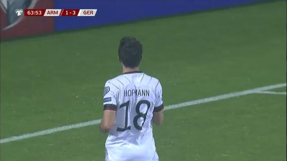 Hofmann puso el 4-1 final de Alemania vs. Armenia por las Eliminatorias europeas | Video: ESPN.