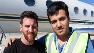 Lionel Messi llegó a Argentina para la celebración de Navidad