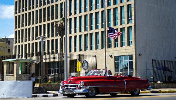 Embajada de Estados Unidos en La Habana, Cuba. (Foto: AFP)