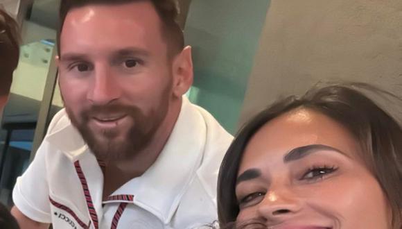 Lionel Messi pasa las fiestas de fin de año en Rosario, Argentina.