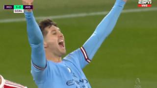 Gracias al VAR: gol de Stones y 2-0 para Manchester City vs Arsenal | VIDEO