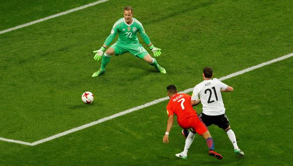 Chile vs. Alemania: Alexis Sánchez anotó este golazo a la selección teutona. (Foto: Agencias)