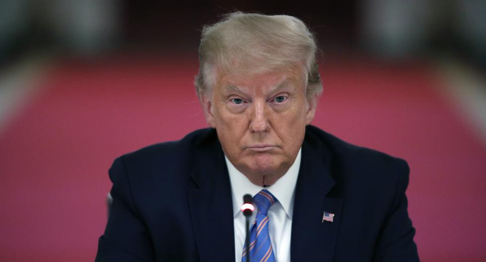 El expresidente Donald Trump enfrenta en Nueva York una investigación penal por el manejo en la Organización Trump, el 'holding' familiar.   (AP Photo/Alex Brandon, File)