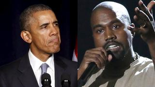 Barack Obama bromea sobre aspiraciones de Kanye West