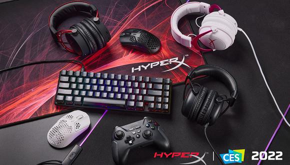 HyperX mostró sus nuevos periféricos para computadoras especializados en gaming en CES 2022. (Foto: HyperX)