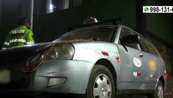 Taxista es asaltado mientras dormía. (Foto: América Noticias)