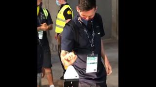 El problema que tuvo Lionel Messi con el termómetro en la previa del Barcelona vs. Villarreal | VIDEO