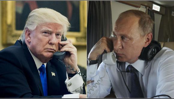 Donald Trump y Vladimir Putin además conversaron sobre Irán y Ucrania, según señaló la Casa Blanca. (Foto: AFP)