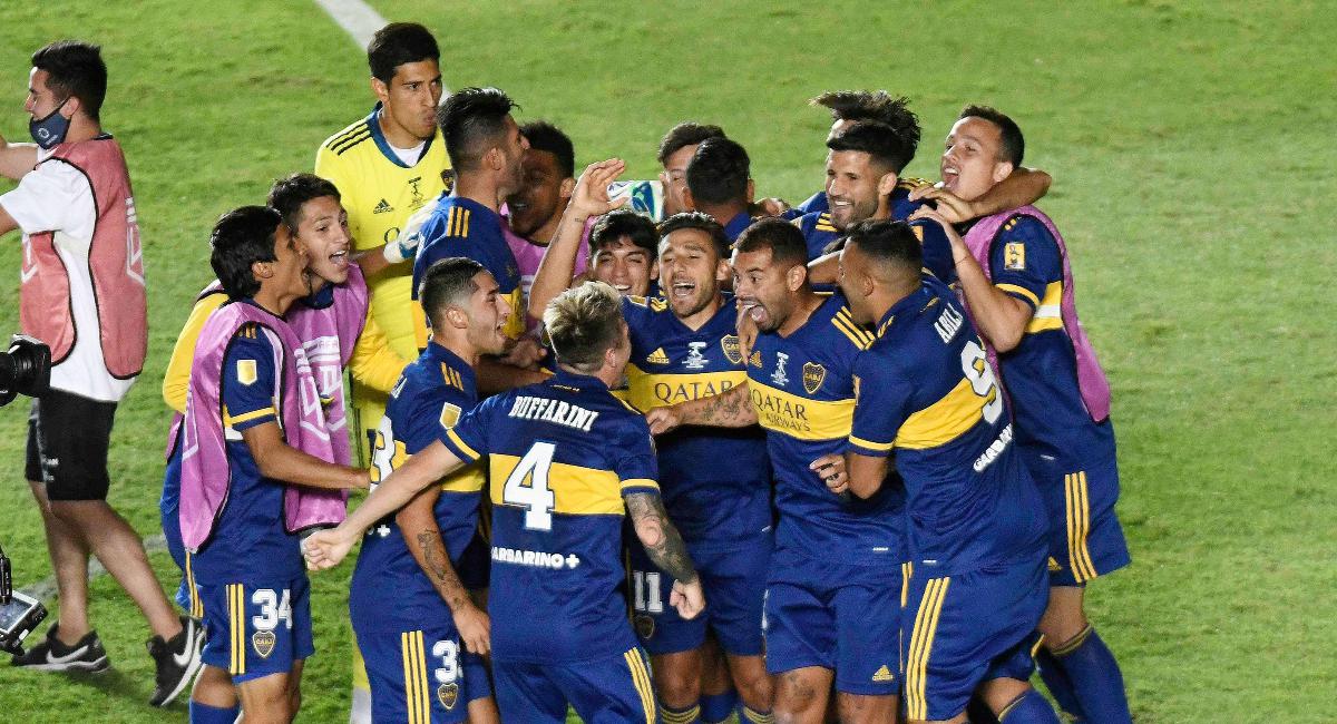 Boca Juniors vs. Banfield: las imágenes del duelo en el Estadio San Juan del Bicentenario | Foto: REUTERS