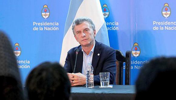 Mauricio Macri, presidente de Argentina. (Foto: EFE)