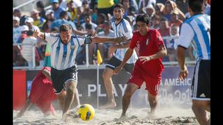 Fútbol playa: Perú cayó en penales ante Argentina en partidazo