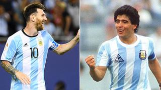 Lionel Messi y sus cinco diferencias con Diego Maradona