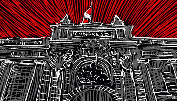 "Hasta ahora, el Congreso cuenta con tres sentencias en contra en el Tribunal Constitucional". (Ilustración: Giovanni Tazza)