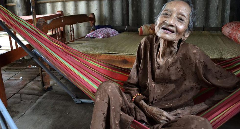 Vietnamita Nguyen Thi Tru, de 122 años, es la más longeva del mundo, según la Asociación Mundial de los Récords. (Foto: EFE)
