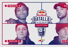 Red Bull Batalla de los Gallos EN VIVO: KMC (Chile), Skill (Perú), Emblema (Venezuela) y Zasko (España) HOY en la fecha 7