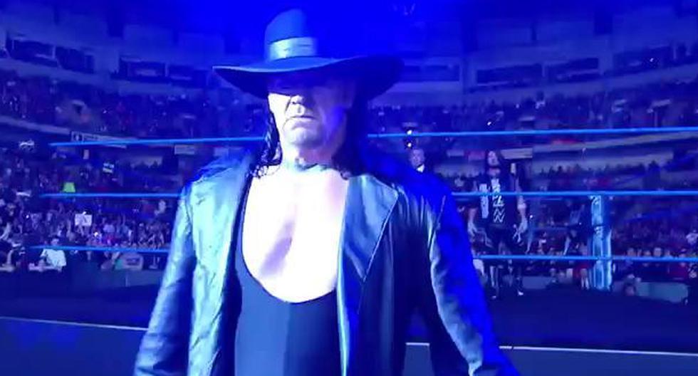 Undertaker hizo de las suyas en SmackDown. (Foto: WWE Captura)