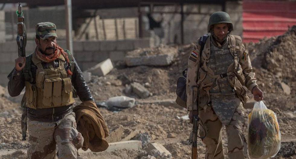 Soldados iraqu&iacute;es que luchan contra ISIS en Mosul. (Foto: Getty Images)