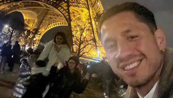 Gianluca Lapadula recibió el Año Nuevo con su familia en París