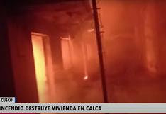 Cusco: dos adultos mayores mueren en incendio en Calca