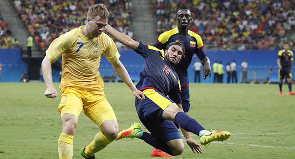 Colombia igualó 2 a 2 ante Suecia en el inicio del fútbol olímpico de Río 2016 (Foto: AFP)
