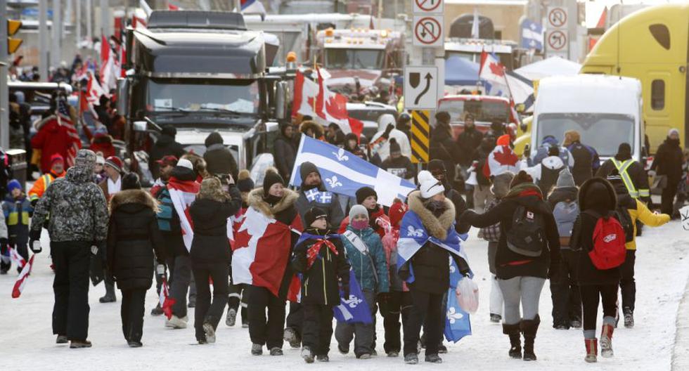 Ómicron |  Coronavirus |  Canadá: Manifestantes accept reabrir puente fronterizo with Estados Unidos |  MUNDO
