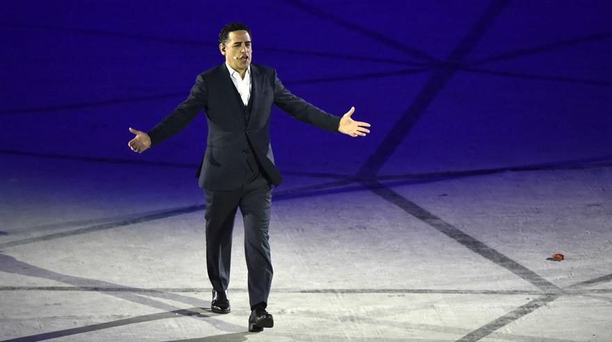 Juan Diego Flórez en la inauguración de los Juegos Panamericanos Lima 2019. (Foto: AFP)