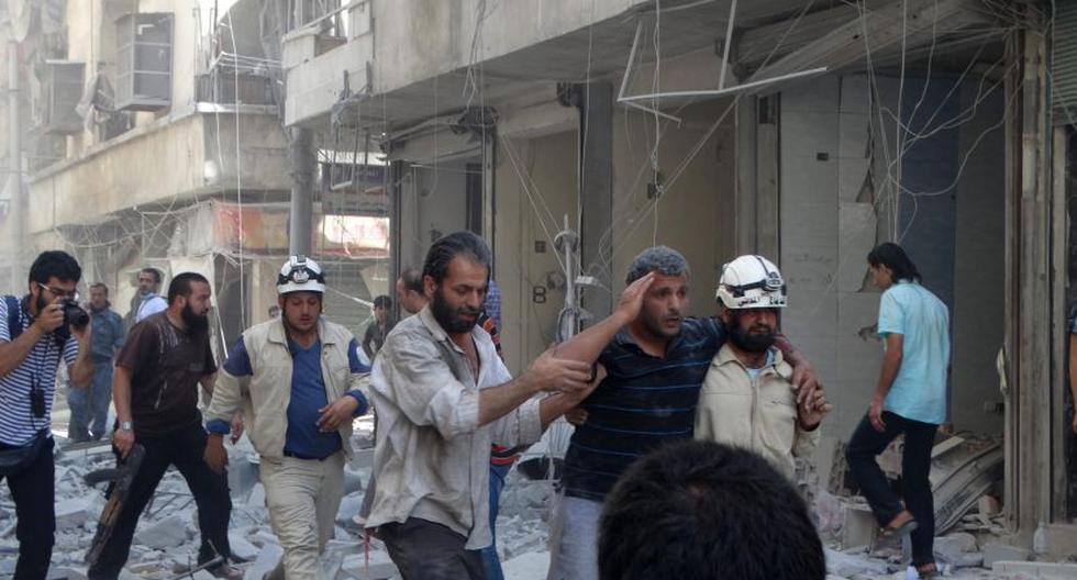 Esta es el resultado de un reciente bombardeo en Alepo (Foto: EFE)