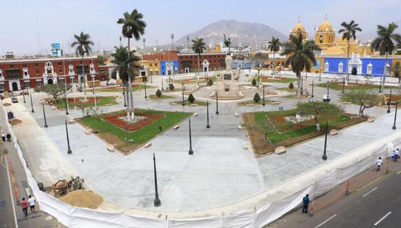 Trujillo: obra de remodelación de Plaza de Armas tuvo sobrevaloración de S/992 mil