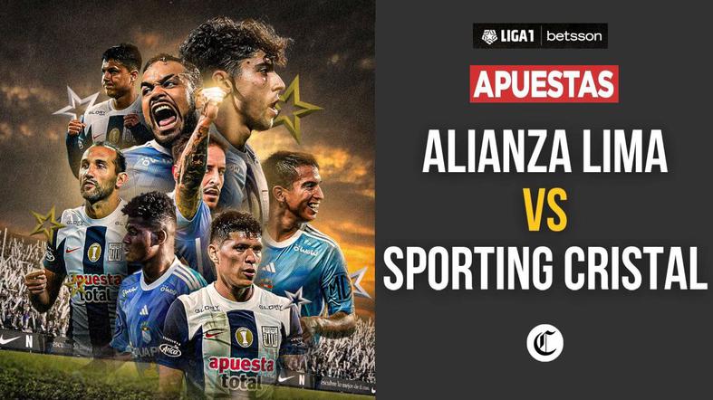 Alianza Lima vs Sporting Cristal: apuestas, cuotas del partido de la Liga 1 Betsson