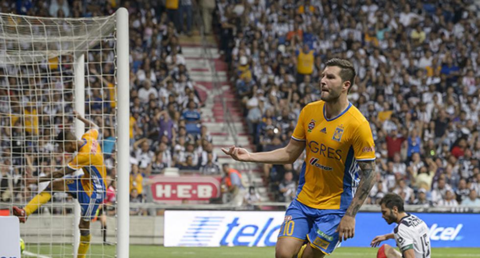 Gignac marcó los dos goles de la victoria de Tigres. (Foto: Getty Images)