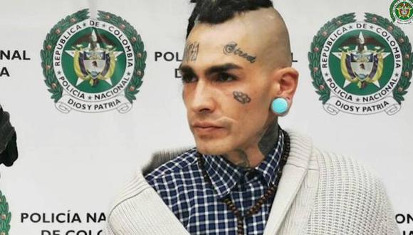 Sergio Andrés Pastor, alias 19, estaría involucrado en actos violentos contra policías y ciudadanos en Colombia. FOTO: (Fiscalía General de la Nación).
