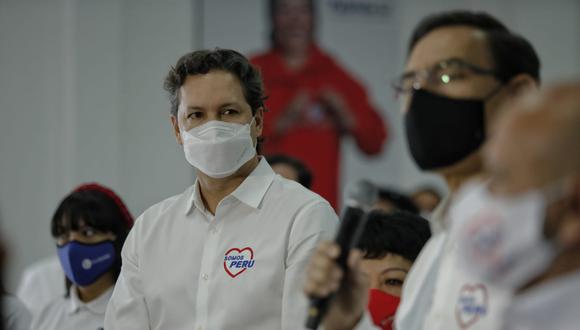 Daniel Salaverry postula a la presidencia de la República con Somos Perú, pero los sondeos no lo han favorecido hasta el momento. (Foto: Miguel Yovera/El Comercio)