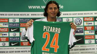Werder Bremen destacó la historia de Claudio Pizarro en el club