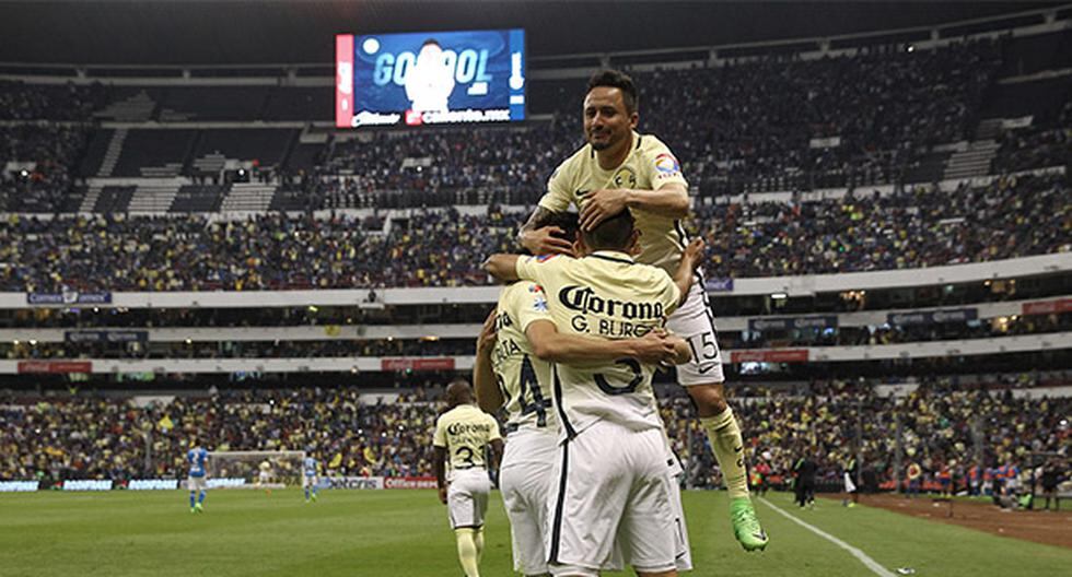 América se impuso en condición de local al Cruz Azul por 2-0. (Foto: EFE)