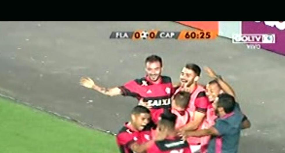 Flamengo logró un gran triunfo con Paolo Guerrero y el golazo de taco de Mancuello. (Foto: captura)